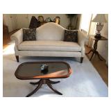 Sofa, Coffee Table, Side Table, Lamp