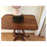 Lyre Harp Side Table