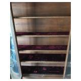 VELVET LINED SHELVES
