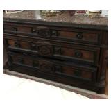 Marble Top Dresser