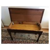 Inside Piano Bench