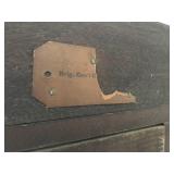 Lable on back of Book Shelf