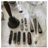 Poclet Knives, Bell, Tobacco Spears