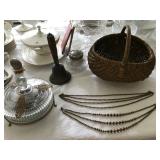 Brass Necklaces, Basket, Bell
