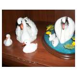 swan figurines
