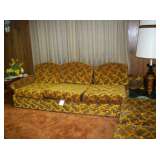 gold & black sectional sofa