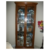 1 of 2 curio cabinets