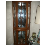 corner curio cabinet