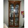 1 of 2 curio cabinets