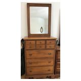 Chest of Drawers & Mirror