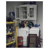 White Corner Cabinet
