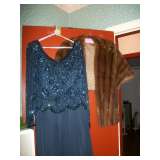 Evening Gown & Fur