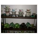Cups & Saucers & FROGS
