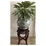 Oriental Planter & Stand