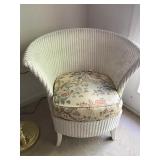 White Wicker Chair