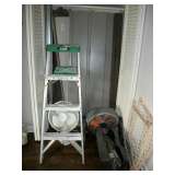 Ladder, Fans, Storage Shed