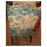 Back of Wing Back Chair