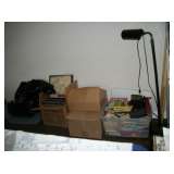 Boxes records, books