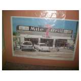 "Mile 7 Grill" numbered print