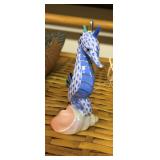 Vintage Juice Glasses, Herend Hungary Seahorse,