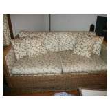 Wicker loveseat