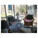 Wicker chairs