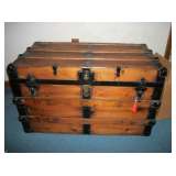 Old wooden trunk