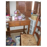 Vanity, chair