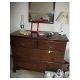 Chest of drawers & mirror