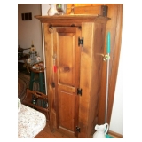 Pine storage cabinet