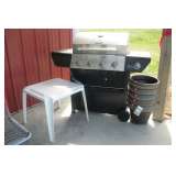 Grill, Planters & more