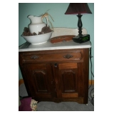 Marble top cottage dresser