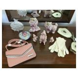 Hand Bag, Gloves, Nick Nacks