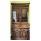 Glass Front Titl Top Desk