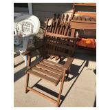 Folding Wooden Chair 1 of 4