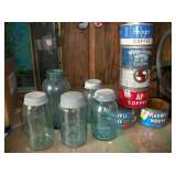 Old jars & Tins
