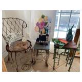 Lawn Chair, Small Tables-Stands