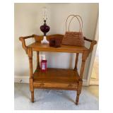 Small Wash Stand, Lamp, Purse