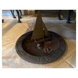 Cast Iron Sundial