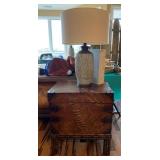 Metal Chest, Lamp  1 of 2
