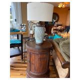 Round Side Table, Lamp 2 of 2