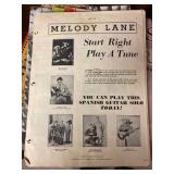 “Melody Lane” Gibson System For Guitar Sheet Music,