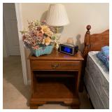 Maple Night Stand, Maple Double Bed,