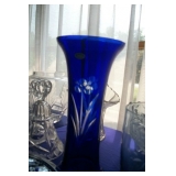 Blue Vase- Made in USSR