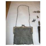 German Silver Mesh Bag