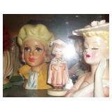 Beautiful Head Vases