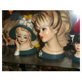 Beautiful Head Vases