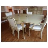 Drop Leaf, 2 leaves, 6 chairs