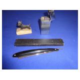 Metal Scottie, Parker Lighter, Razor