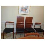 Gustav Bahus Chairs & 2 Leaves